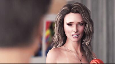 Amazing babe teases stepson and fucks with him in 3D cartoon