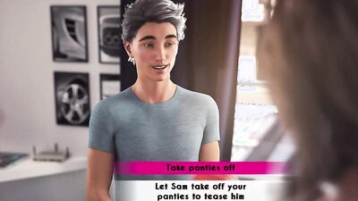 Amazing babe teases stepson and fucks with him in 3D cartoon