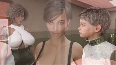 Realistic 3D sex game shows a gorgeous busty girl in action
