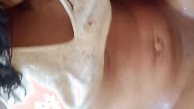Spicy black woman sucks a black dick and enjoys fucking
