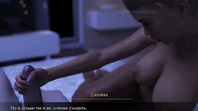Submissive babe is tied up and fucked in realistic 3D cartoon