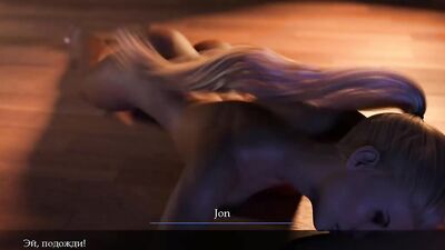 Submissive babe is tied up and fucked in realistic 3D cartoon