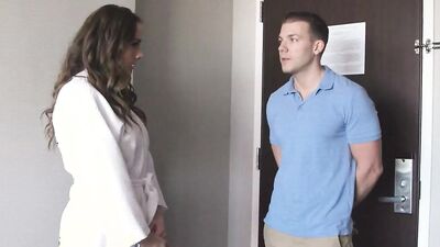 FANTASY MASSAGE - Stacked Chanel Preston Enjoys Free Massage Fucking A Hung Masseur During Vacation