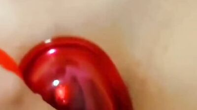 My Creamy Pumped Pussy Takes Mutiple Dildos