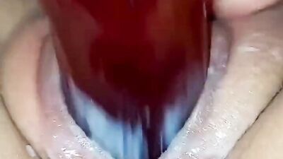 My Creamy Pumped Pussy Takes Mutiple Dildos