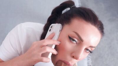 Stepsister cheated on her boyfriend with stepbrother