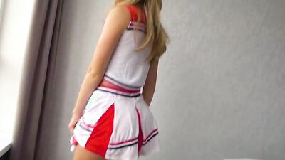step sister came from school training with an anal plug and I fucked her Kris