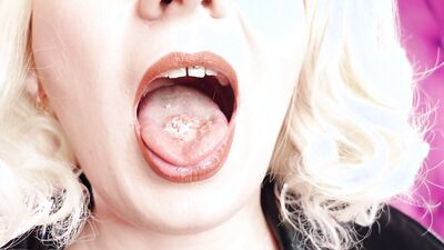 ASMR: eating exploding candy and jelly bears (Arya Grander) mukbang - giantess vore fetish pov