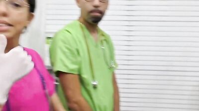 Student Medical Interns Practice On Ebony Beauty Giggles While Doctor Tampa Watches @GirlsGoneGyno!