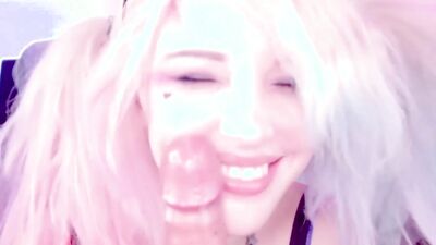 Hot Cosplay Blowjob and Cum shot Compilation