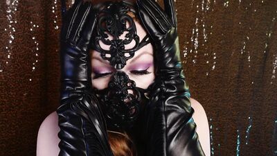 Compilation of ASMR: fetish model MILF Arya Grander GLOVES SOUNDING medical latex rubber gloves
