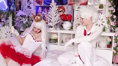 BOO X BOOSETTE FUCK - INDIGO WHITE (Split Screen/Lots of Bloopers)