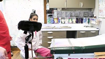 Aria Nicole's The Perverted Podiatrist,Babes Female Doctor has sexy foot fetish, At GirlsGoneGynoCom