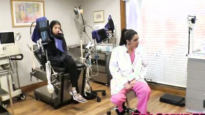 Aria Nicole's The Perverted Podiatrist,Babes Female Doctor has sexy foot fetish, At GirlsGoneGynoCom