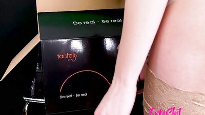 Euroslut Tantaly Unboxing Lesbian Tribbing Clit Fucking Trainer