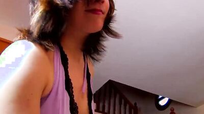 Brunette gives Terry Reid anal sex and deep blowjob