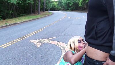 My Young Stepsister Take Gigantic Cock Secretly Gave Blowjob On Dirty Ground Public Hardcore Fucking