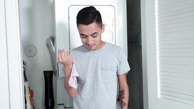 Big Assed Stepsis Ask StepBro To Stop Cleaning So He Can Fuck Her - Ameena Green - MyPervyFamily