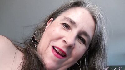 Aunt Judy's - Your 52yo Busty Step-Auntie Grace Wants to Masturbate with You (POV)
