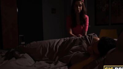 SISPORN. Guy consoles scared stepsister by thrusting cock into her pussy