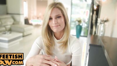 POV - Ass fucking your stepsister Candee Licious in fetish reunion