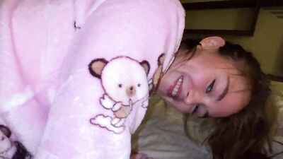 STEPDAUGHTER FUCKS ME WHILE I'M TALKING