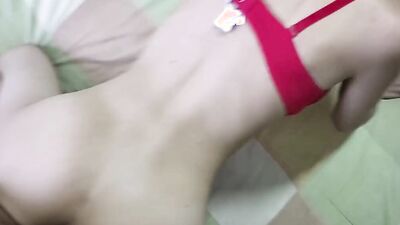 My stepdaughter comes from a party and I go into her room to fuck her