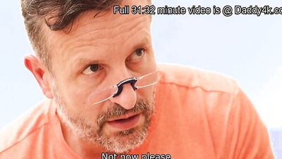 DADDY4K. Handsome man cheers up sons bored girlfriend with help of sex