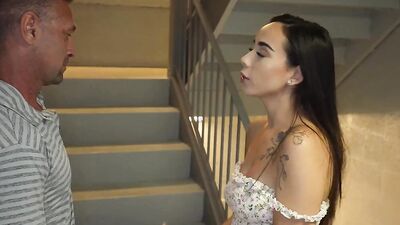 Raw fucking my HOT all natural Latina stepdaughter while mom showers in hotel bathroom - Gaby Ortega -