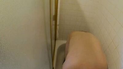 Stepsister enters stepbrother's shower and he enters her (POV)