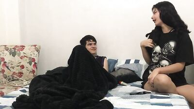 My stepbrother's cock is so rich that I fuck him