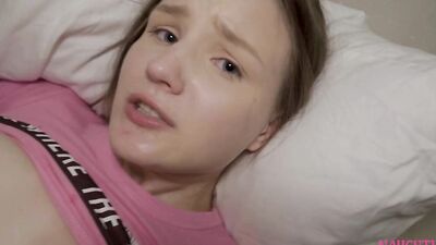 STEP SISTER CAN'T SLEEP WITHOUT FAVORITE STEP BROTHER'S COCK