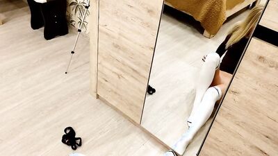 Caught my stepsister shooting content for fans and fucked hard