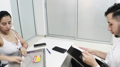 Have an appointment with my teacher and the bitch wants to fuck me
