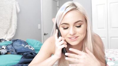 Step Dad Disciplines Hot Teen Blonde Step Daughter for Piercings