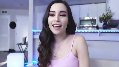 sneaky stepdaughter caught and fucked by daddy, POV, big cock