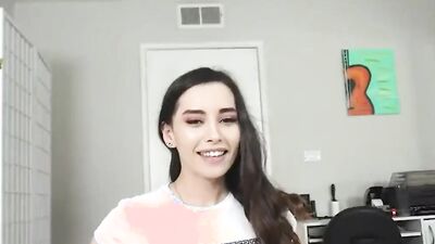 sneaky stepdaughter caught and fucked by daddy, POV, big cock