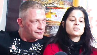 Tiny Step Daughter Taught to Fuck by German Mature Couple