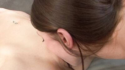 my stepmother shows me some horny tongue tricks