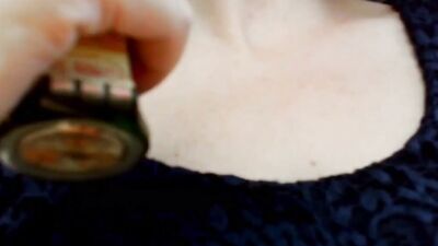 Your stepmother drives the car and gets her pussy wet
