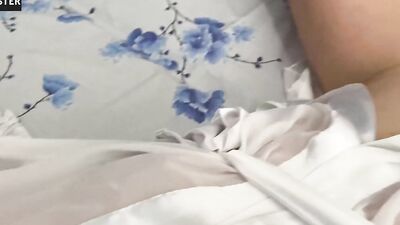 Stepmother comforted upset stepson with her pussy
