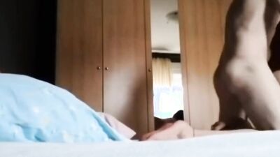 Stepson fucks stepmother when dad is at work