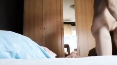 Stepson fucks stepmother when dad is at work