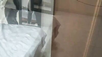 His stepmother discovers him her, and lets him fuck