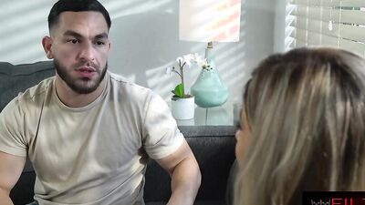 My Blonde Big Tittied Stepsister Helped Me With My Ex