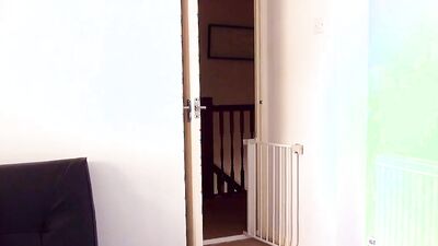 TINY STEPSISTER ALESSA CATCHES BRO JERK AND HELPS HIM WITH A FUCK