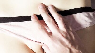 Stepbrother is cumming on my virgin pussy