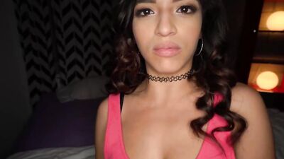 Busty Latina Stepsister Gabriella Lopez Takes Big Dick