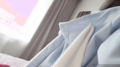 TEENY GIRL GOES CRAZY WITH ORGASMS AND CREAMPIE