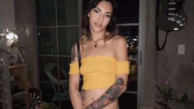 Slutty Step-Sister Gets BlackMailed by Big Dick Step-Bro